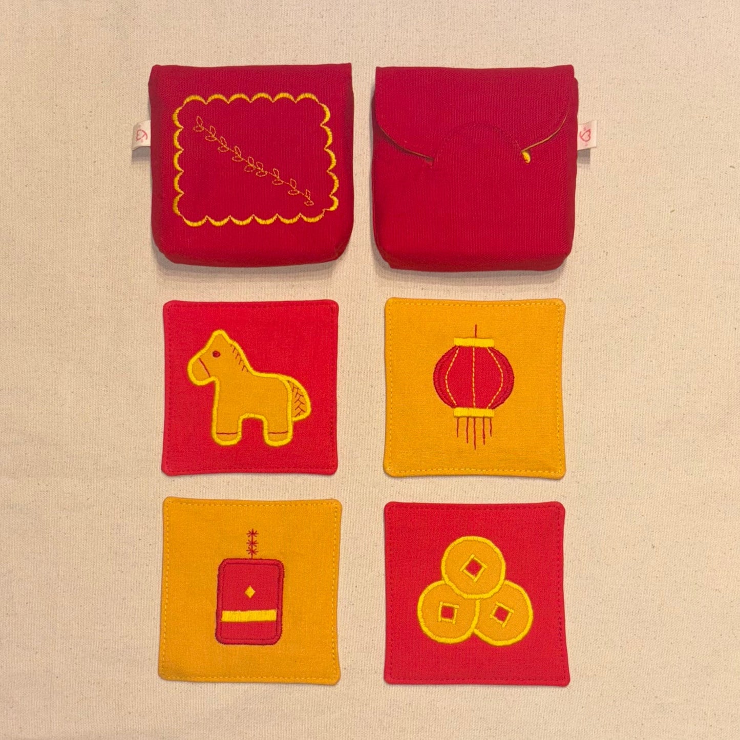 Lunar New Year Coasters (Set of 4)