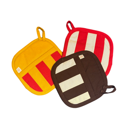 Striped Potholder/Mitten