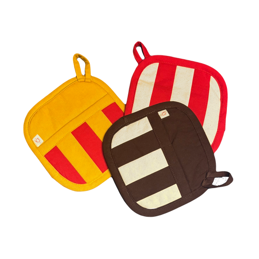 Striped Potholder/Mitten