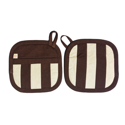Striped Potholder/Mitten