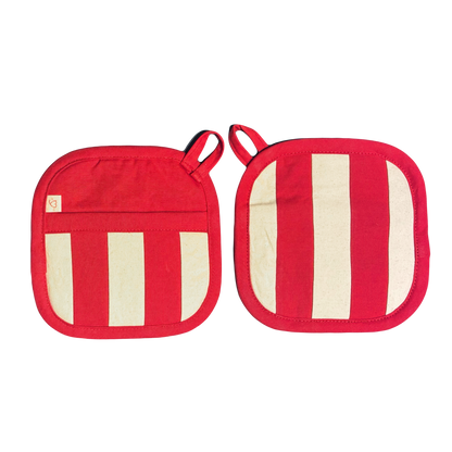 Striped Potholder/Mitten